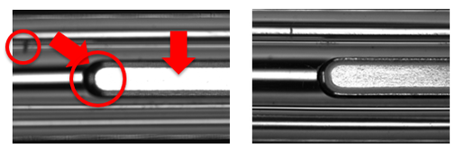 Comparing defects in low and high resolution images