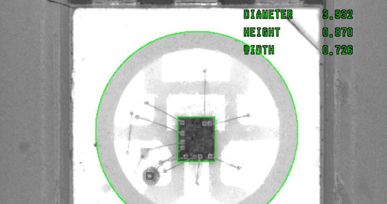 precision vision inspection output a