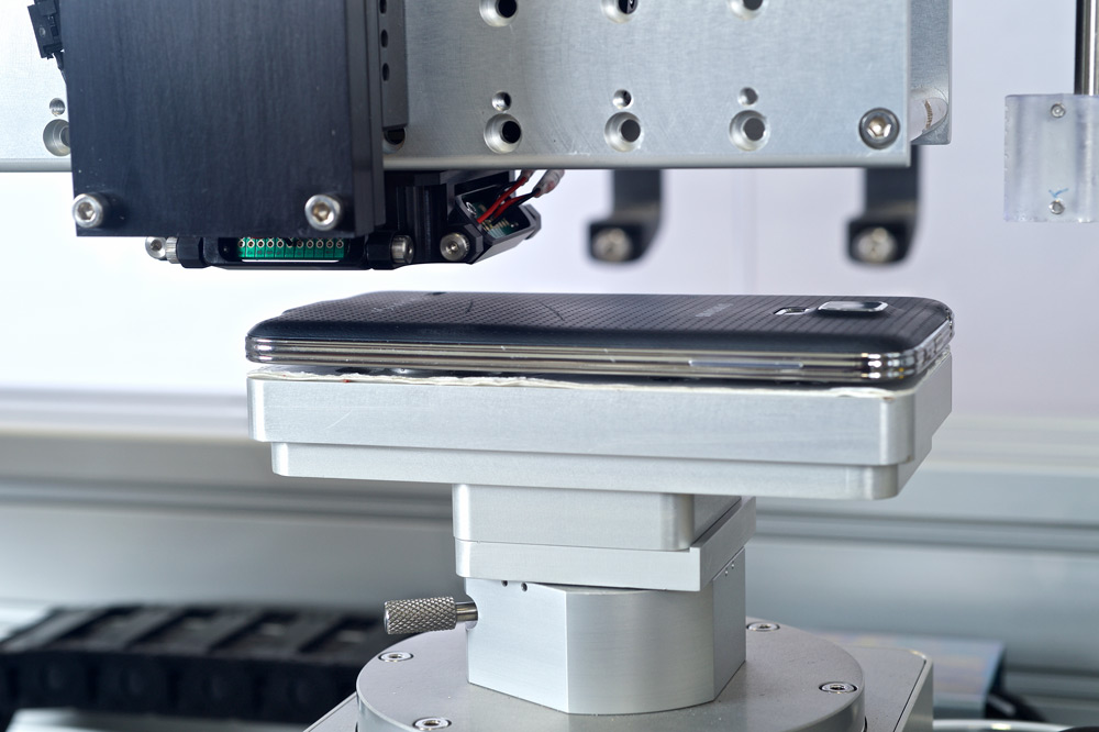 defect detection system with phone close